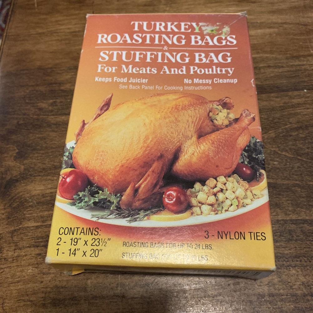Free item: turkey roasting bags